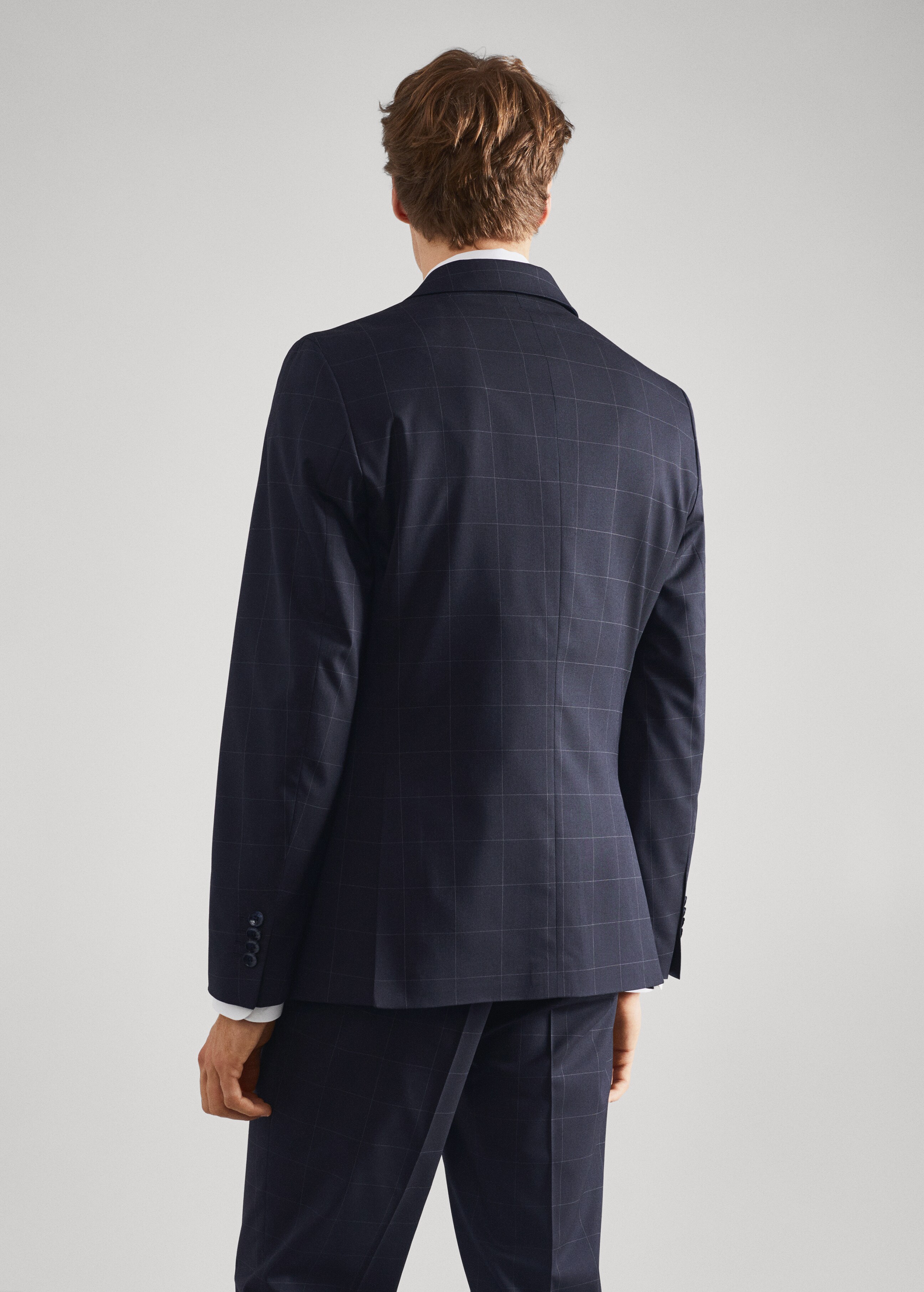 Slim-fit suit blazer - Reverse of the article