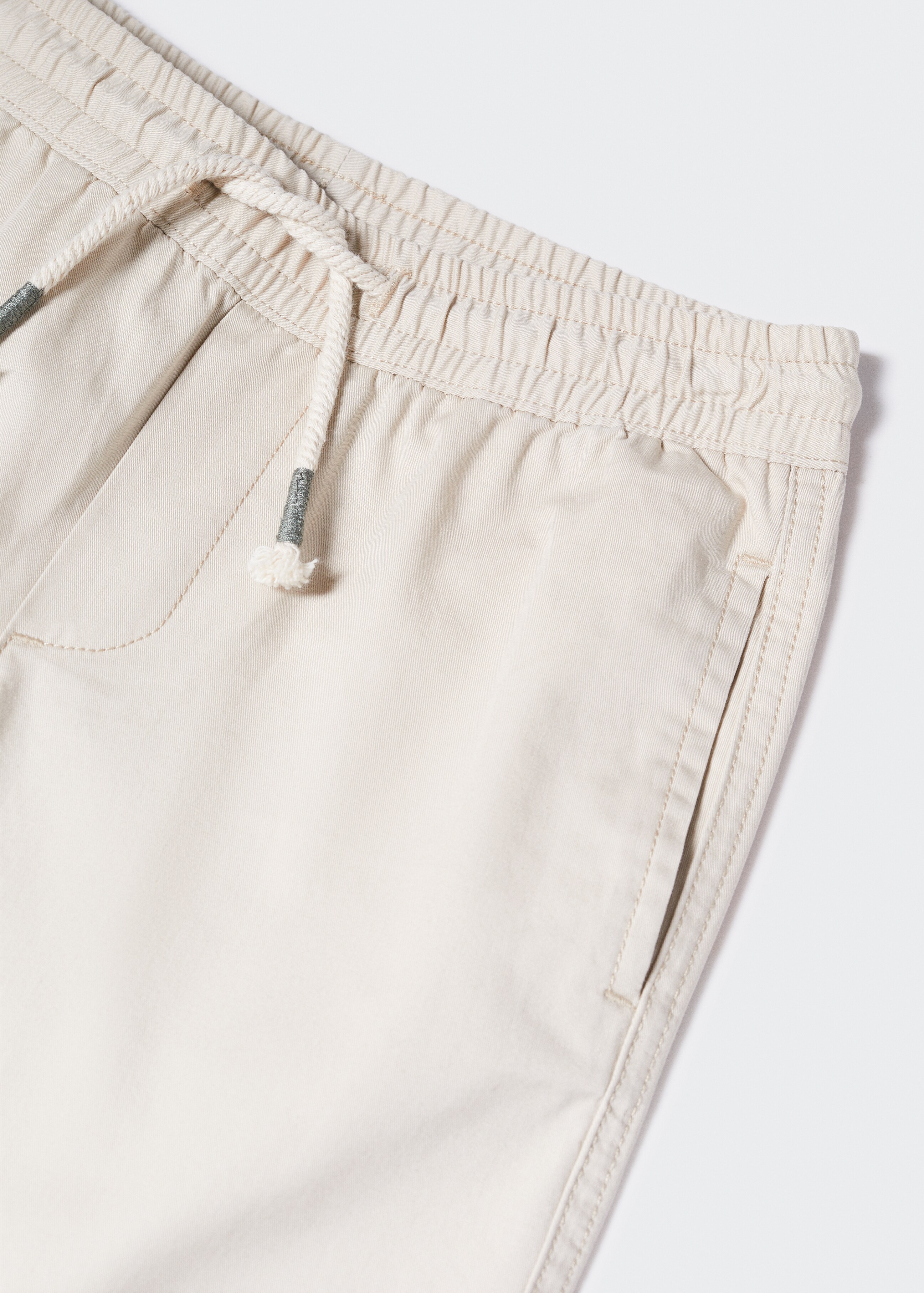 Elastic-waist straight trousers - Details of the article 8