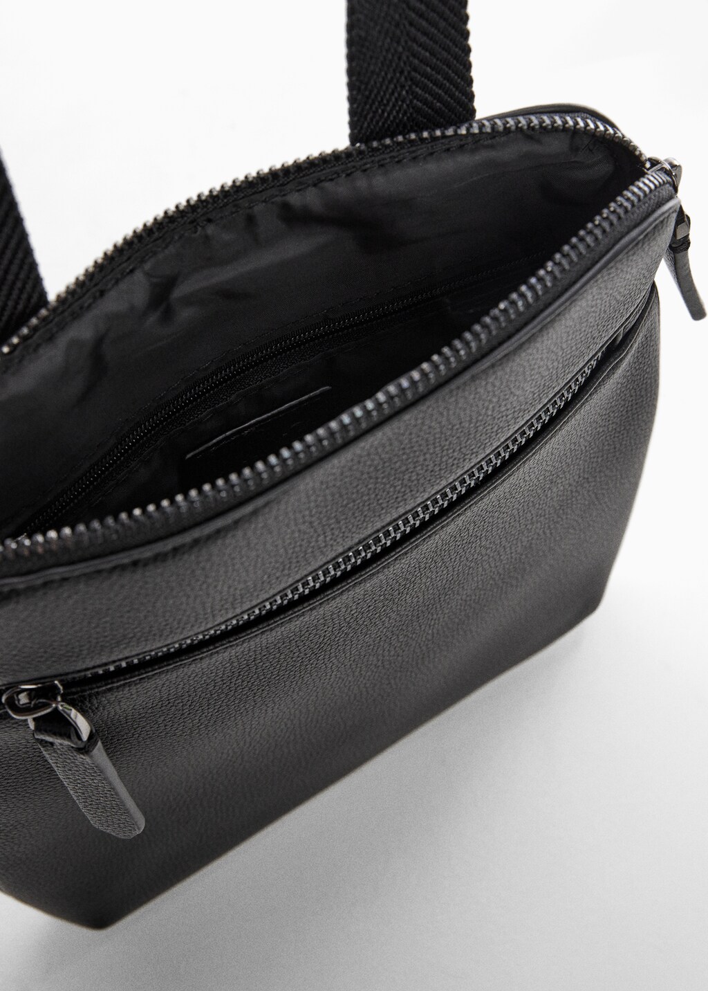 Leather-effect crossbody bag  - Details of the article 1