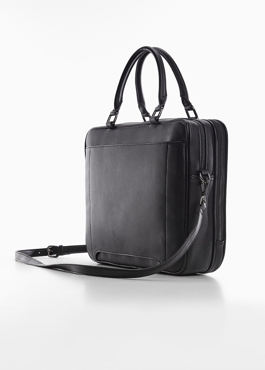 Leather-effect briefcase - Details of the article 2