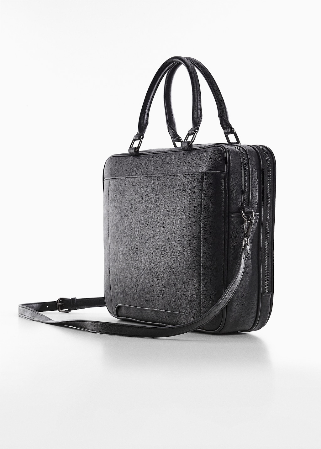 Leather-effect briefcase - Details of the article 2