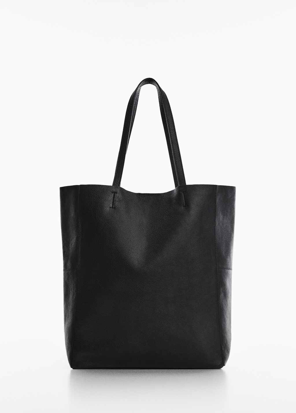 Leather shopper bag - Article without model