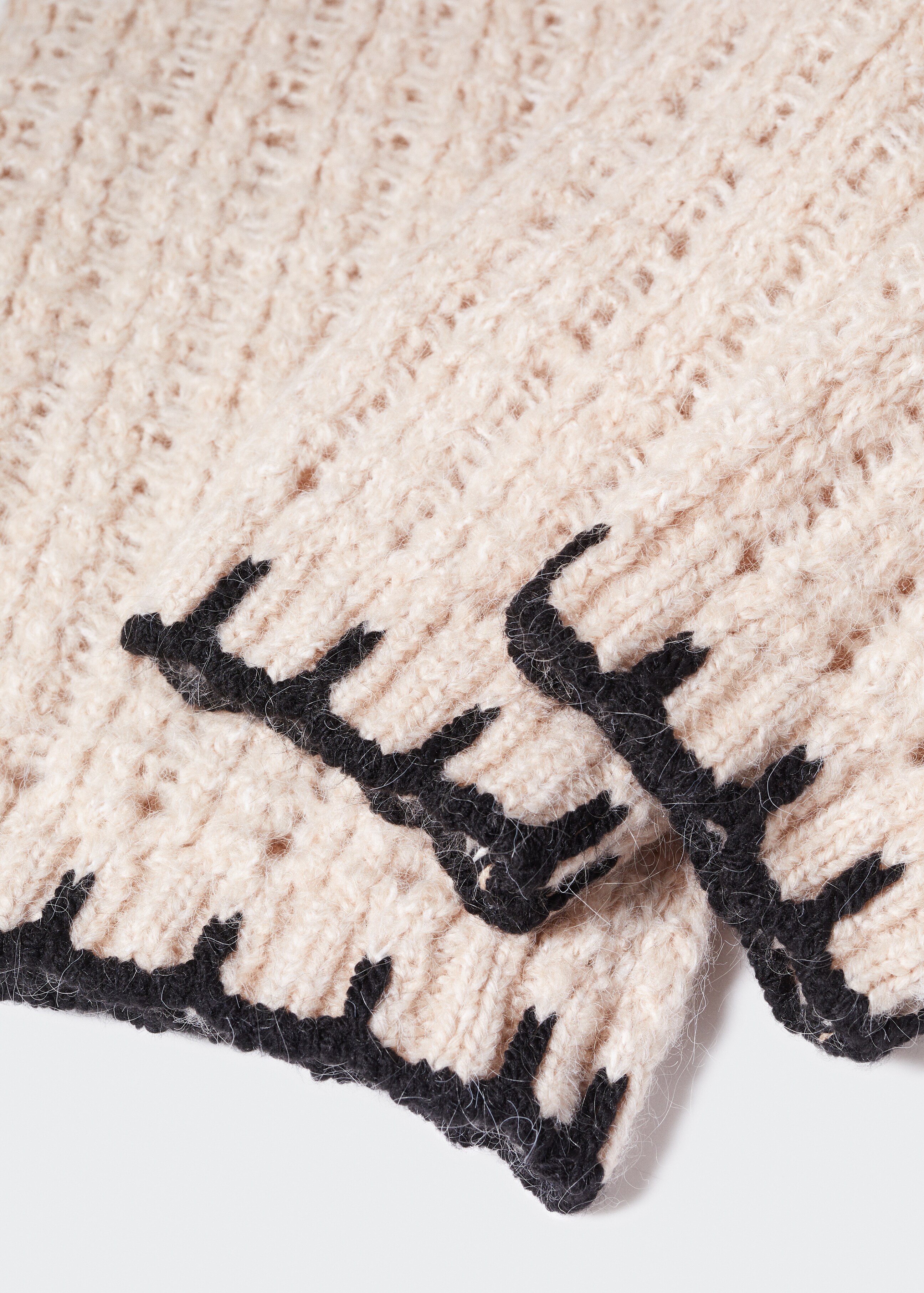 Contrast trim sweater - Details of the article 8