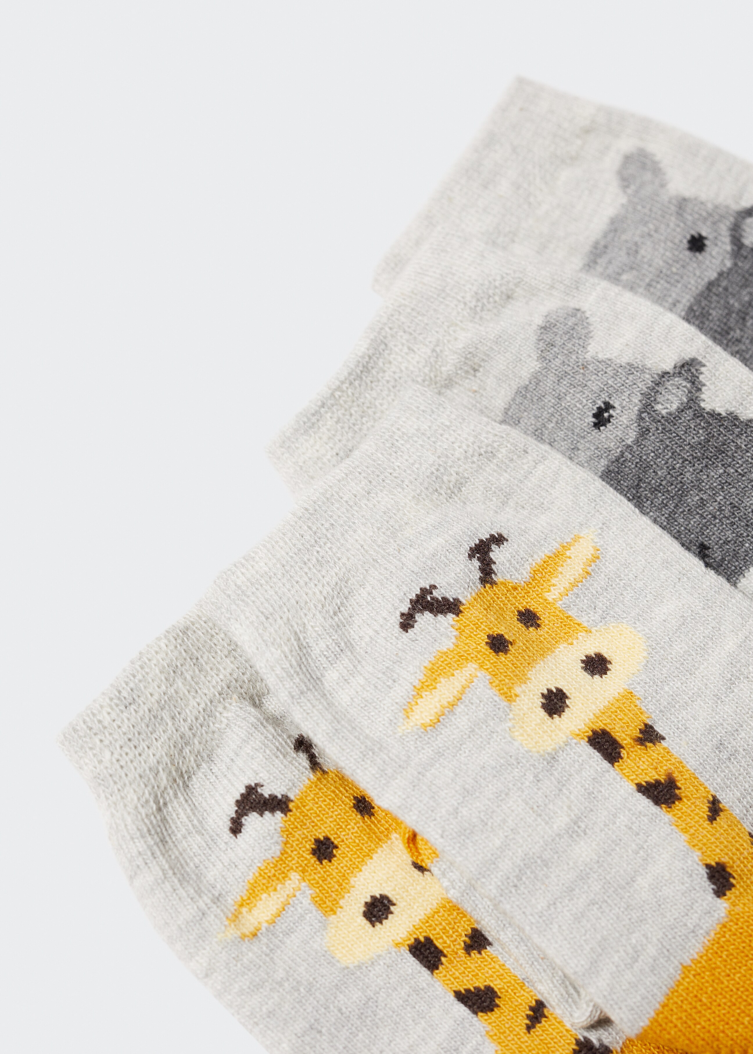2 pack animal print socks - Details of the article 8