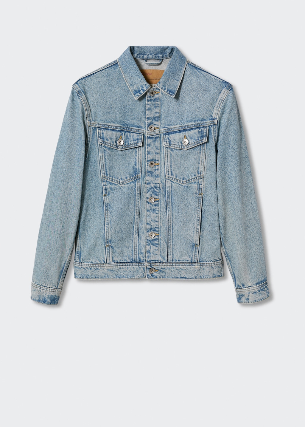 Vintage-wash denim jacket