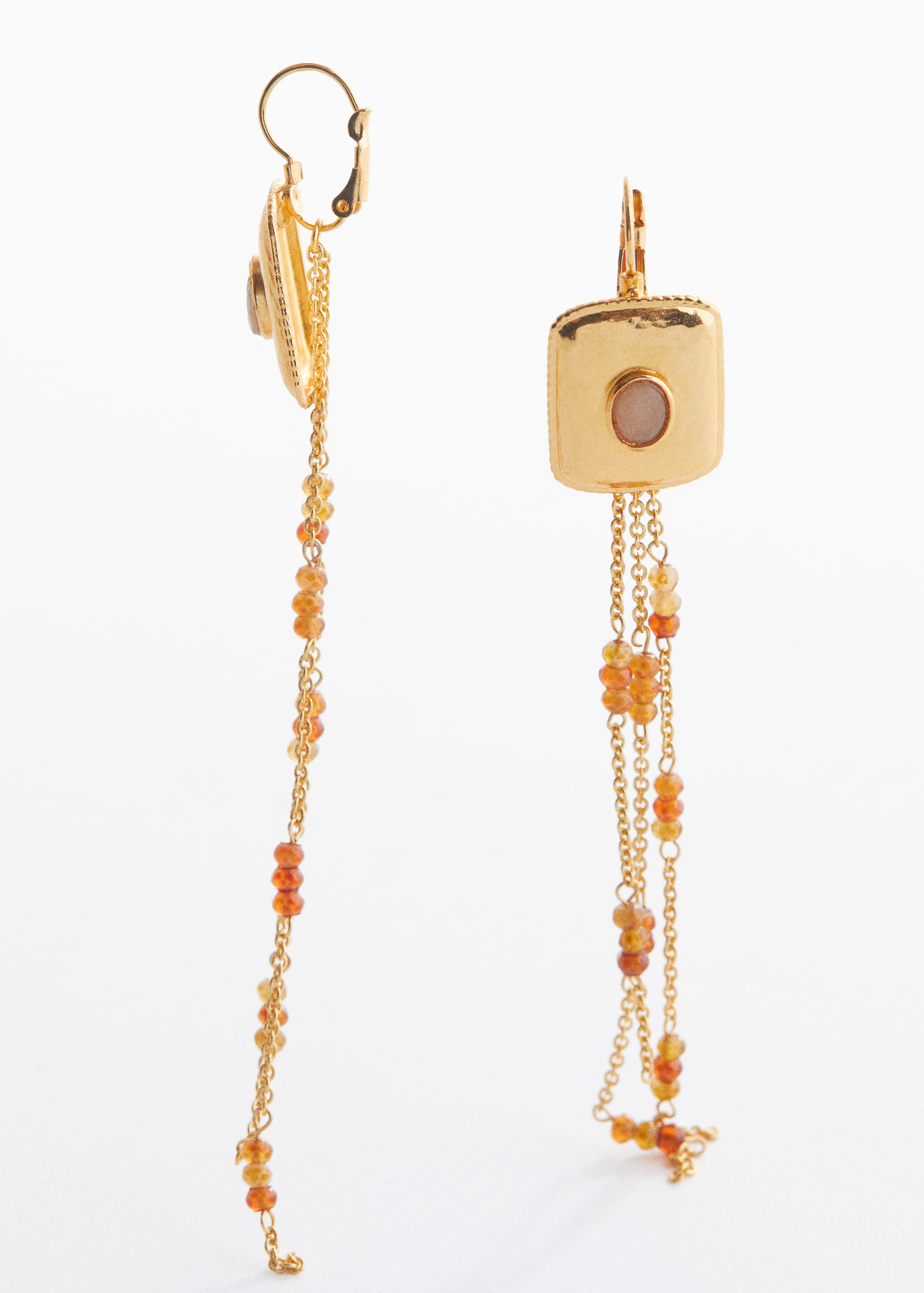 Beaded pendant earrings - Details of the article 1