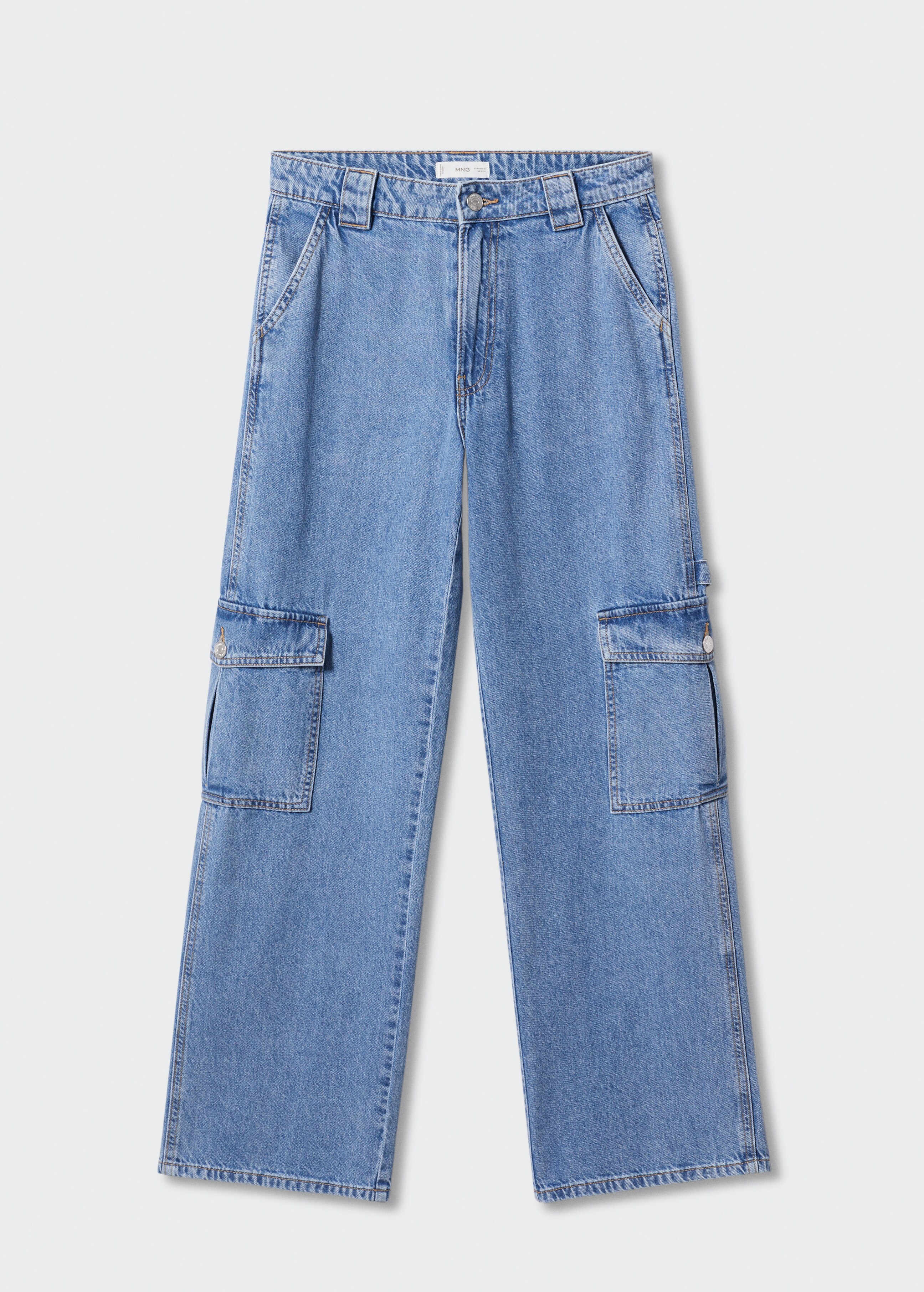Cargo style straight jeans - Article without model