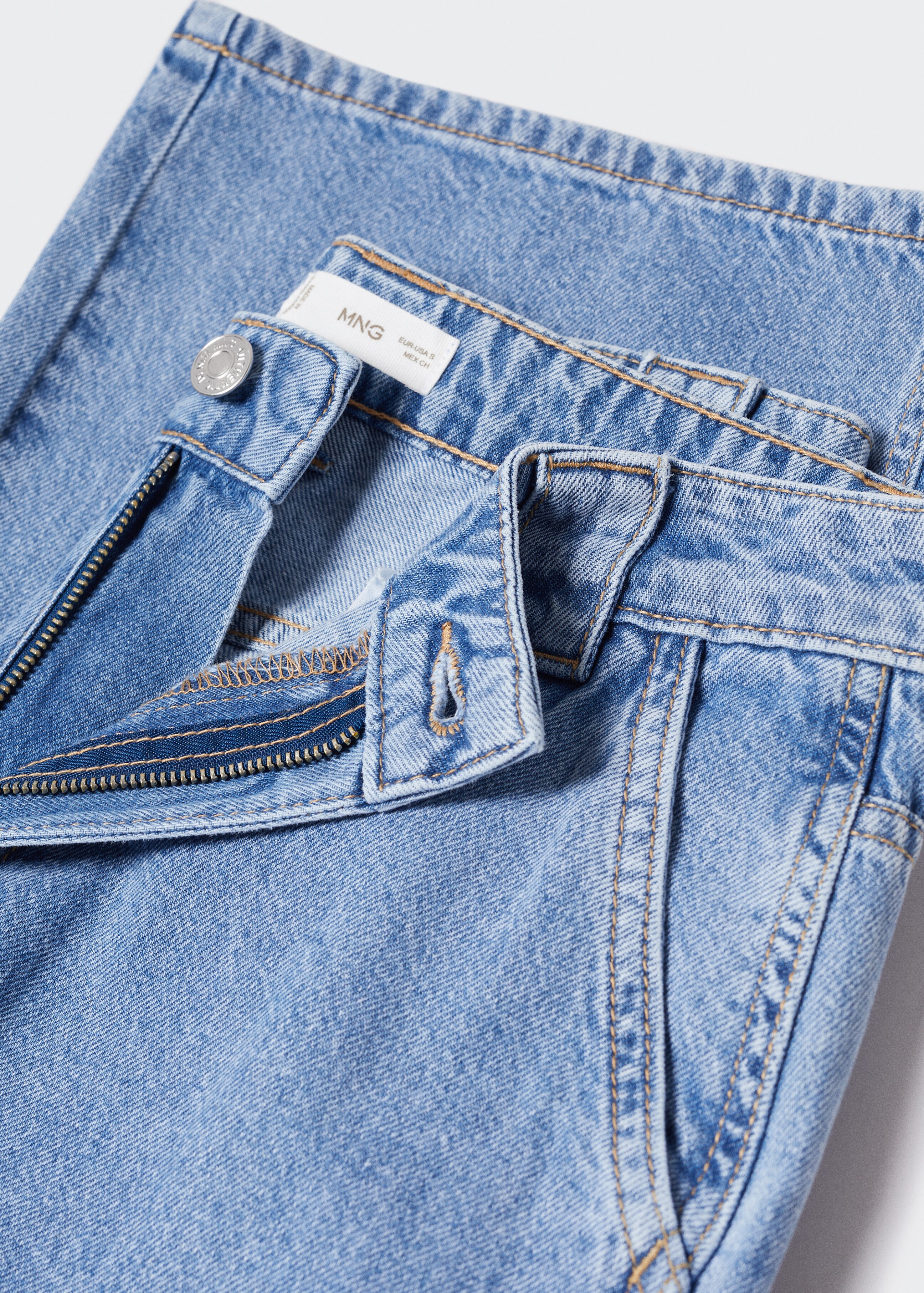 Cargo style straight jeans - Details of the article 8