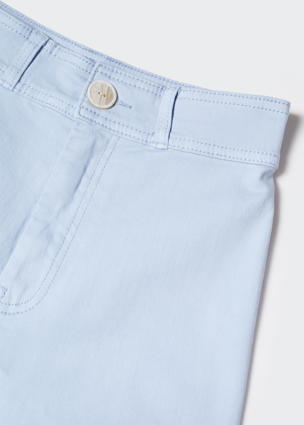 Culotte cropped jeans - Details of the article 8