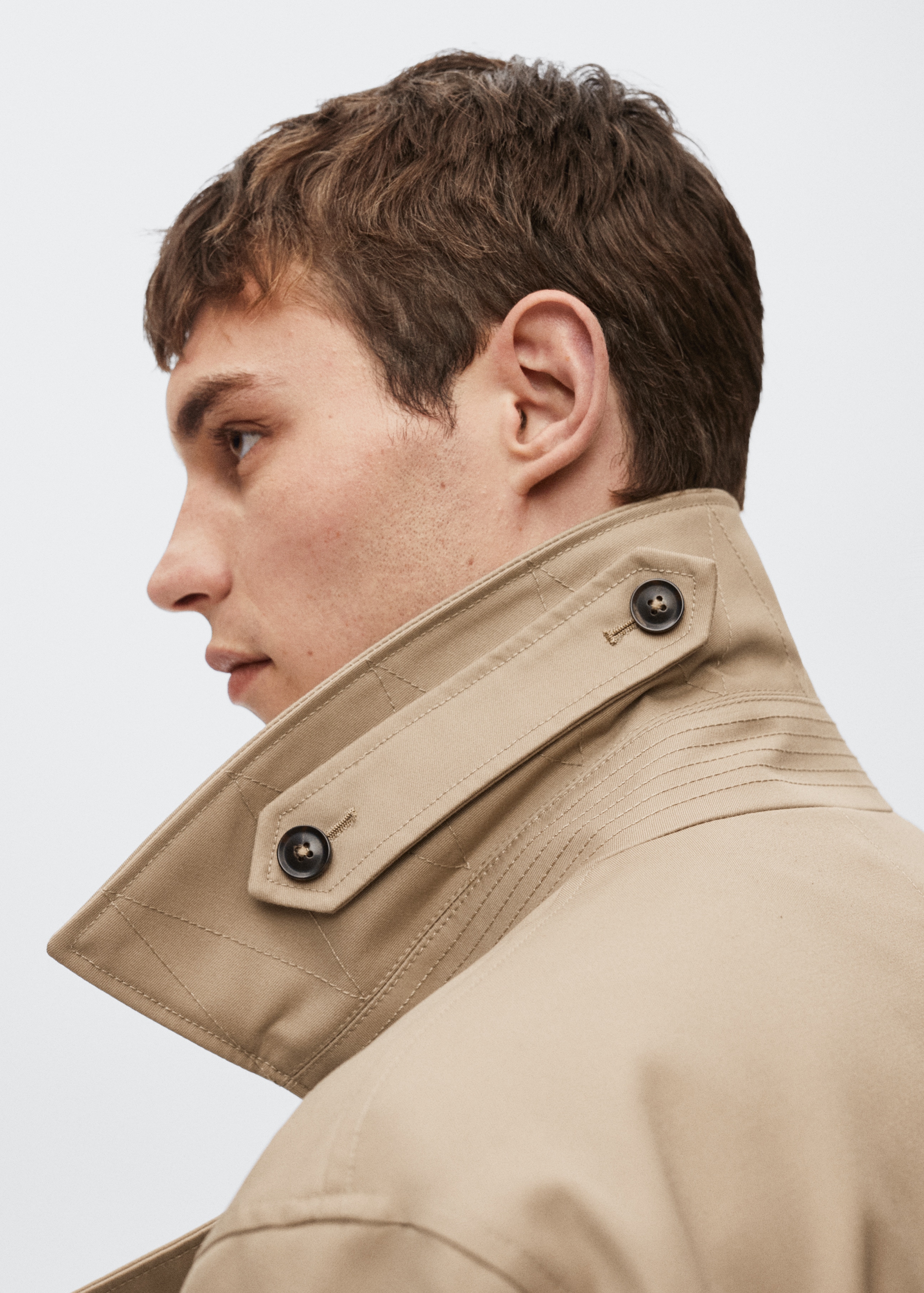 Classic water-repellent trench coat - Details of the article 3