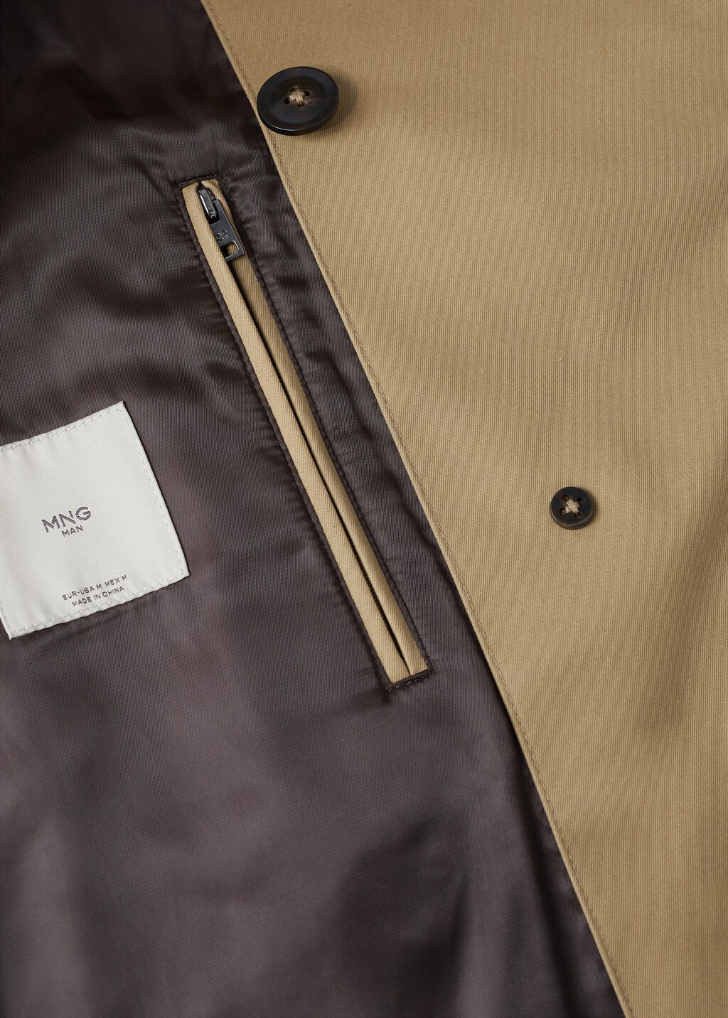 Classic water-repellent trench coat - Details of the article 8