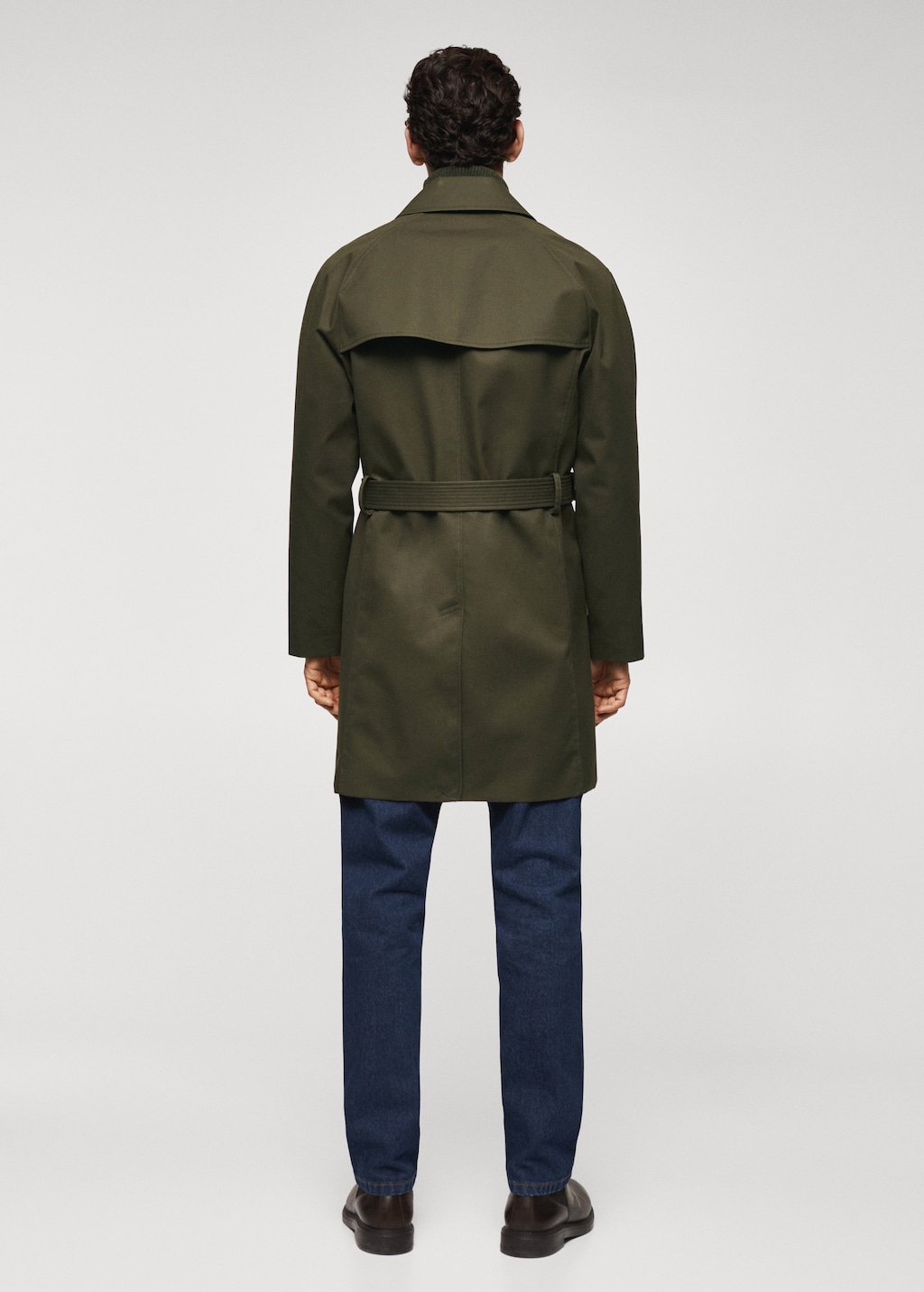 Classic water-repellent trench coat - Reverse of the article