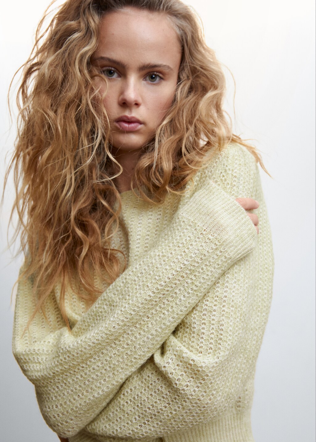 Boat-neck cropped sweater - Details of the article 1