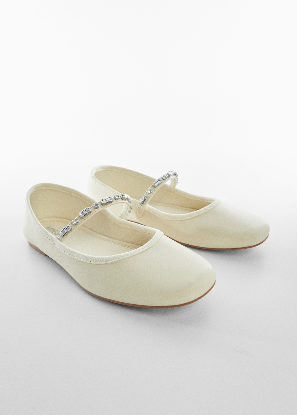 Jewel-effect ballerinas - Medium plane