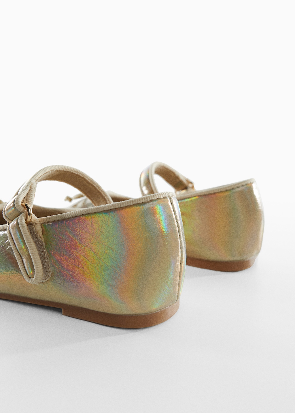 Shiny effect ballerinas - Details of the article 1