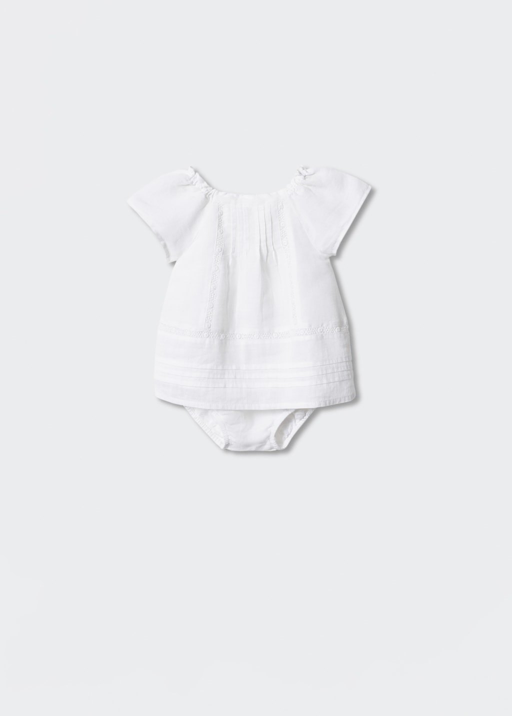 Cotton dress and nappy cover - Article without model