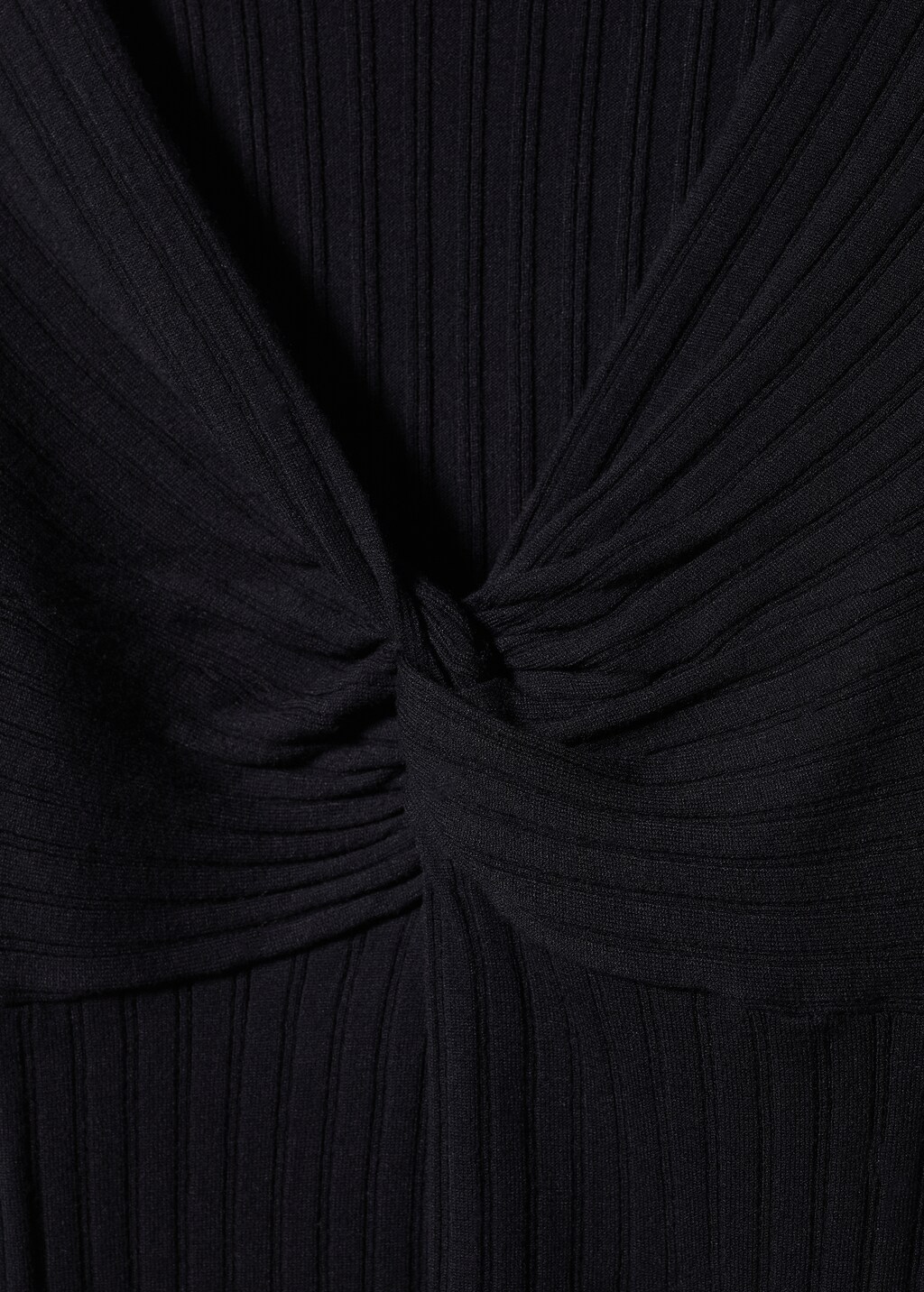 Ribbed sweater with knot - Details of the article 8