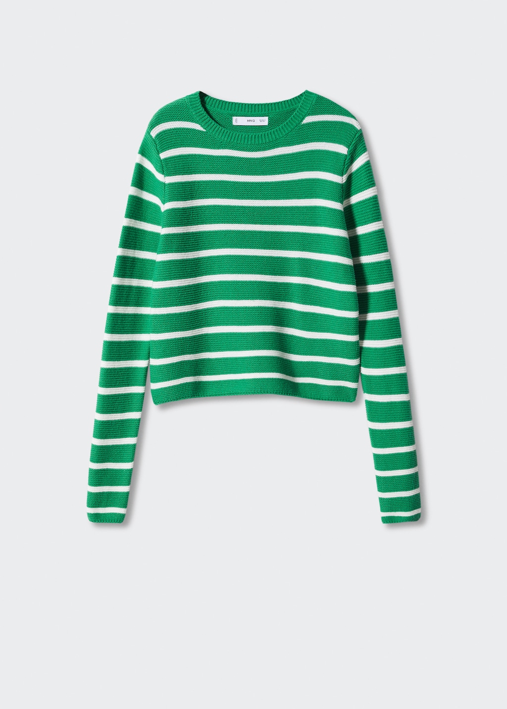 Round-neck striped sweater - Article without model