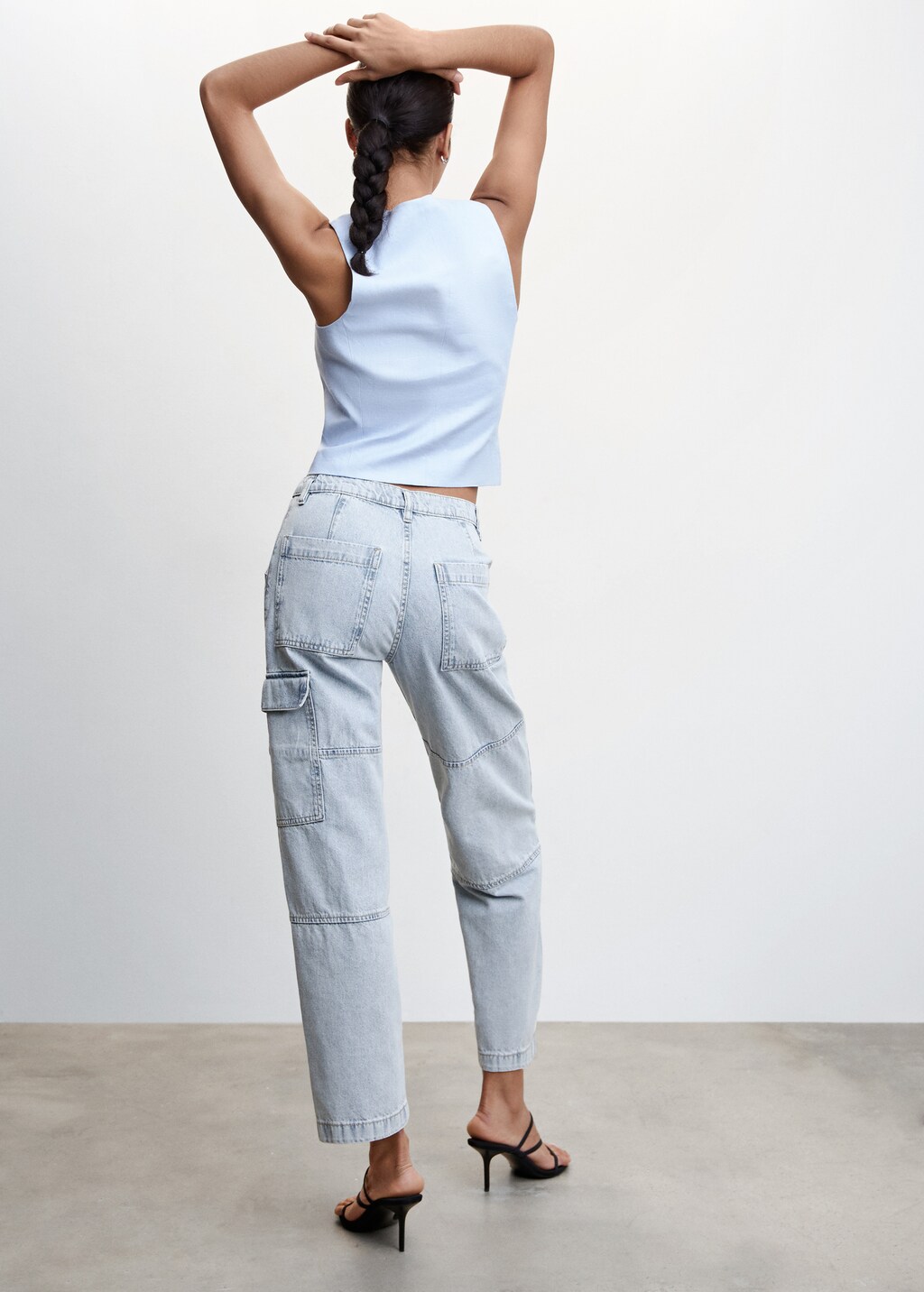 Pocket cargo jeans - Reverse of the article