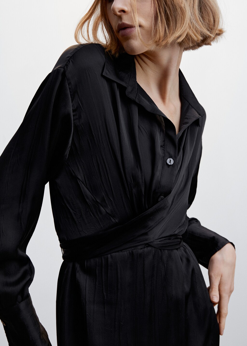 Wrap shirt dress - Details of the article 6