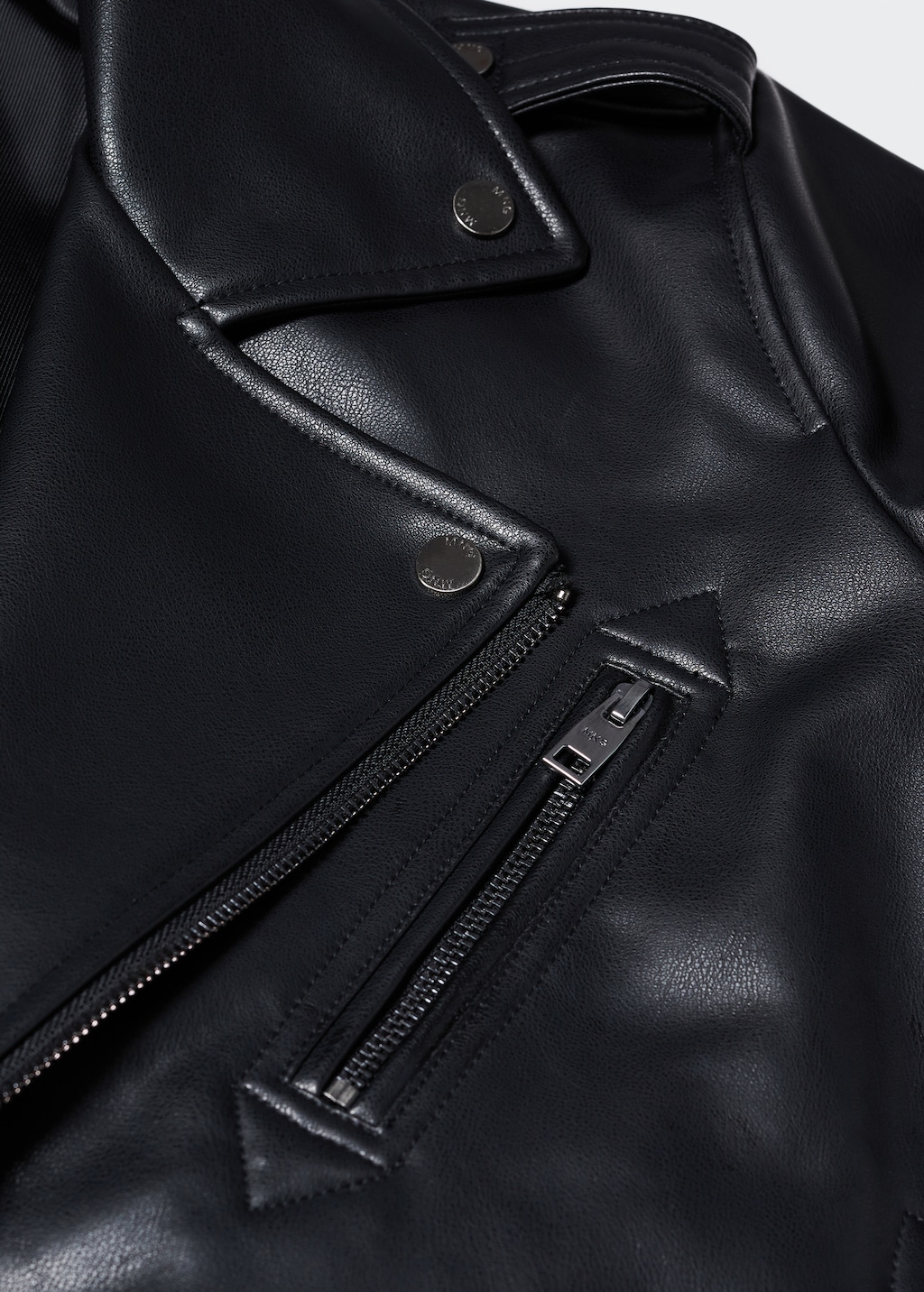 Leather-effect biker jacket - Details of the article 8