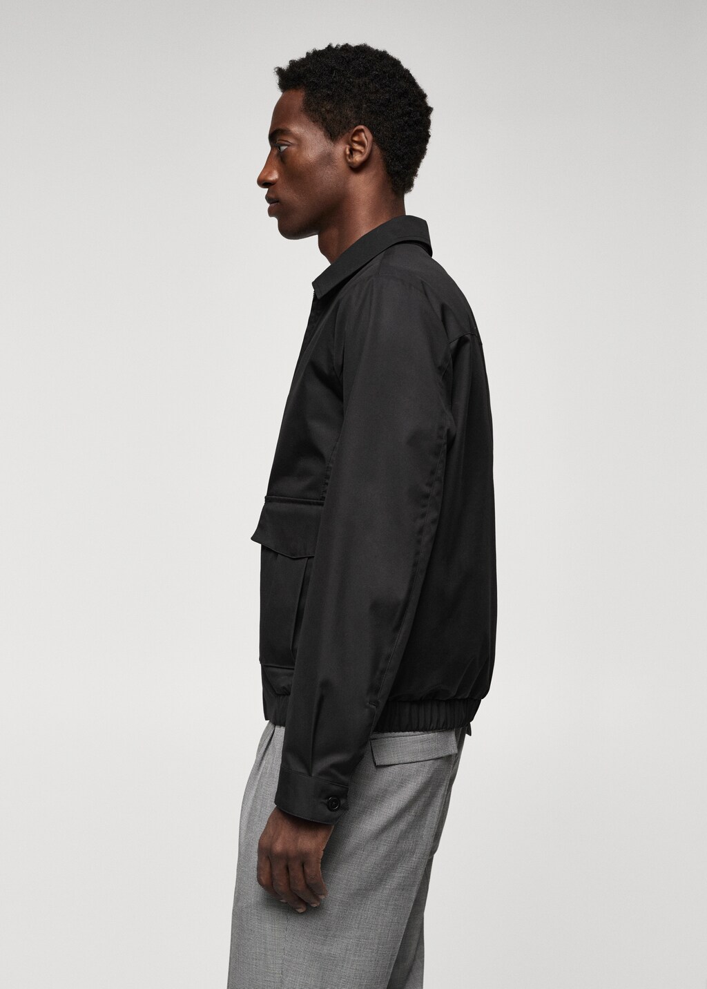 Stretch jacket with pocket - Details of the article 6