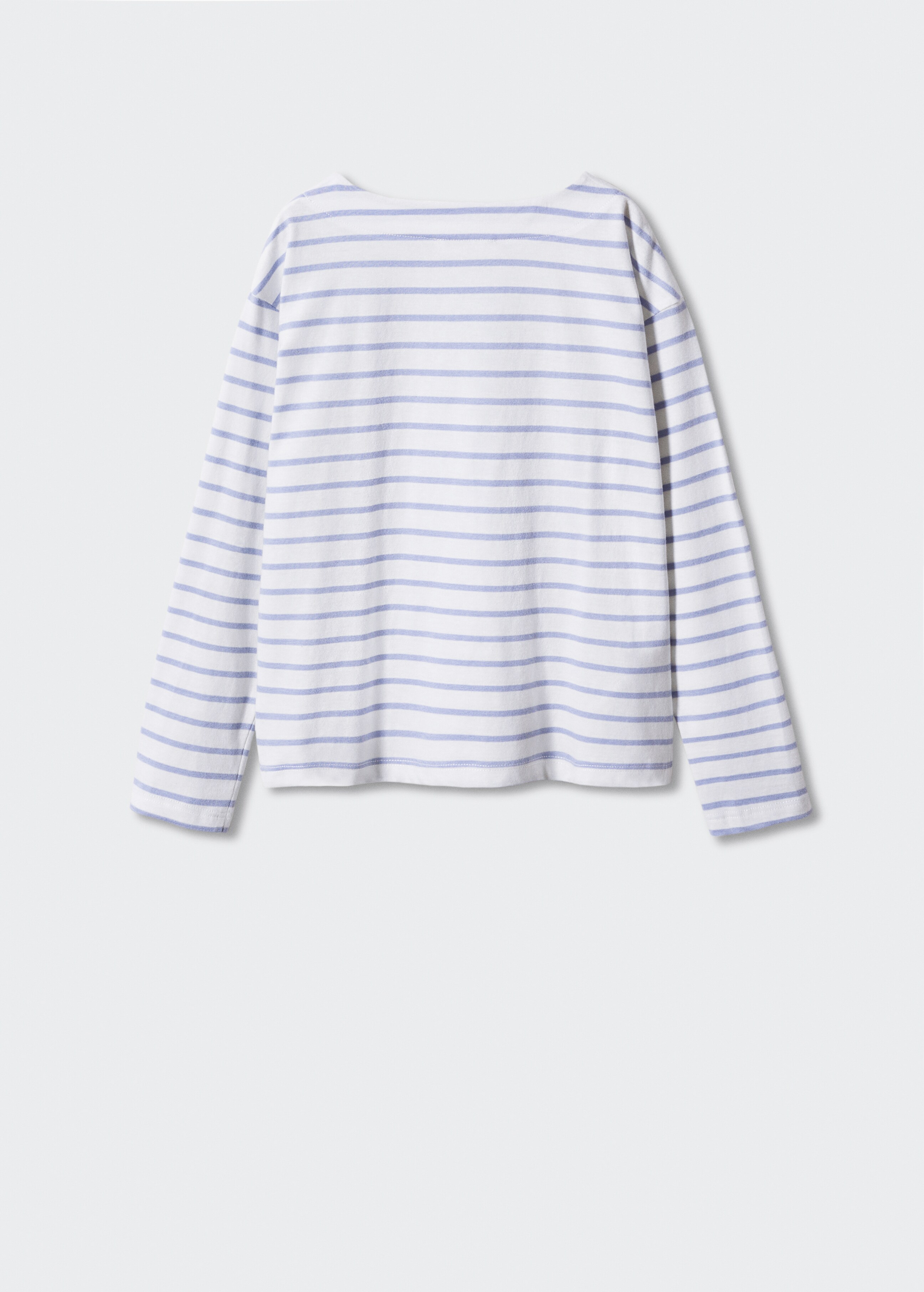 Striped long sleeves t-shirt - Reverse of the article