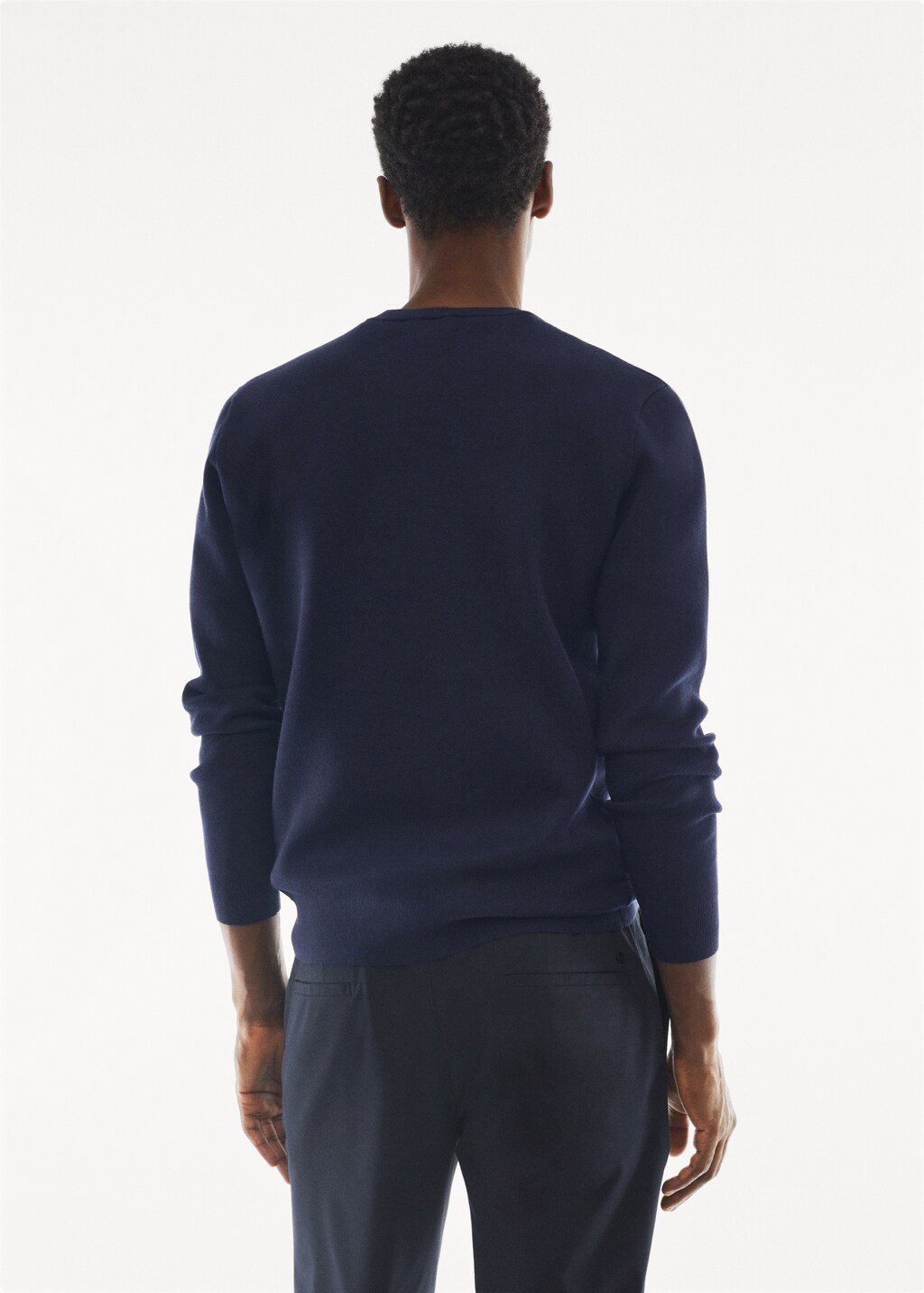 Round-neck breathable sweater - Reverse of the article