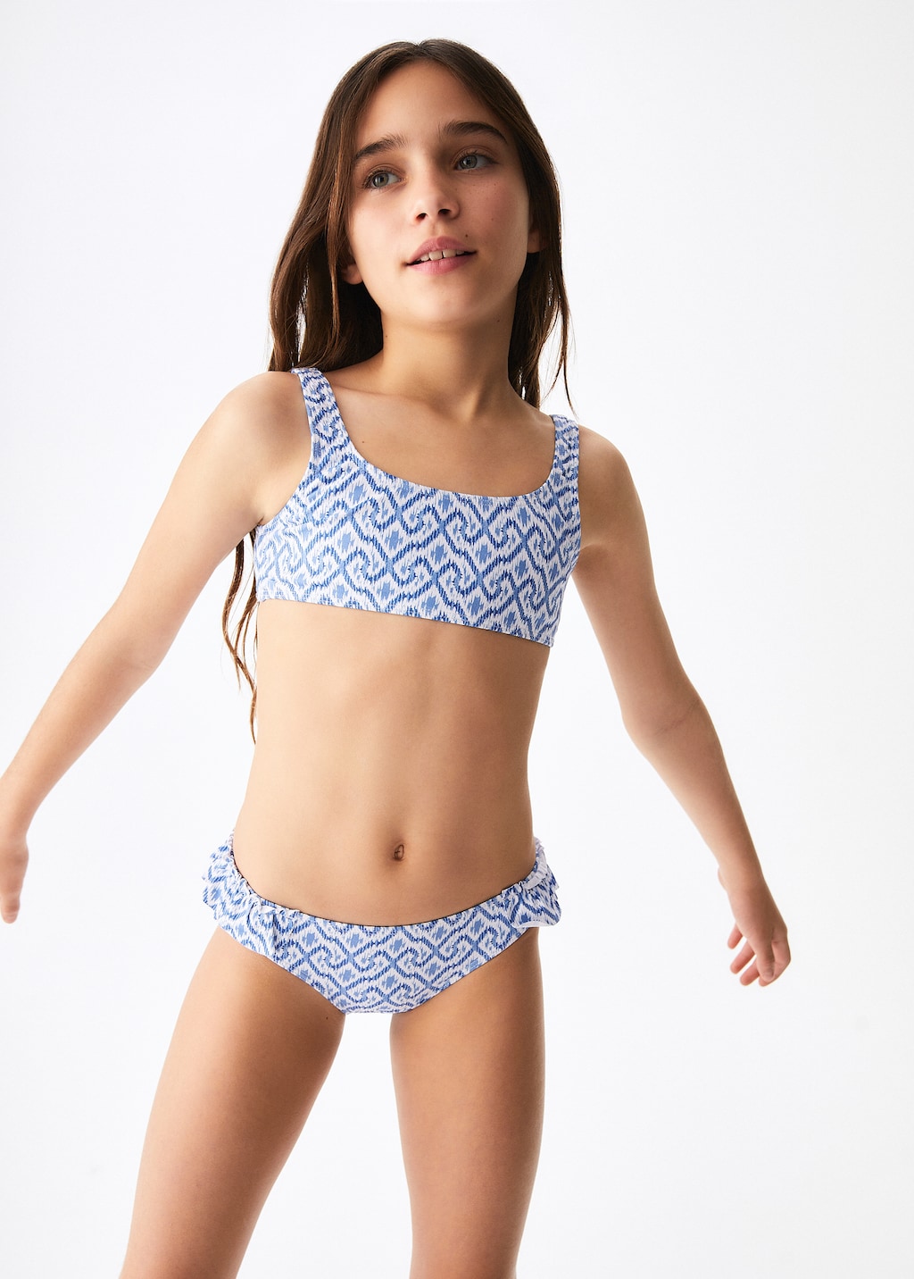 Bikini estampado volantes - Plano medio