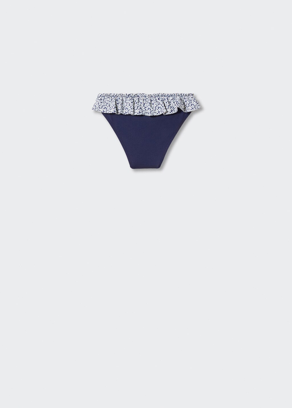 Culotte bikini à fleurs et volant - Verso de l’article