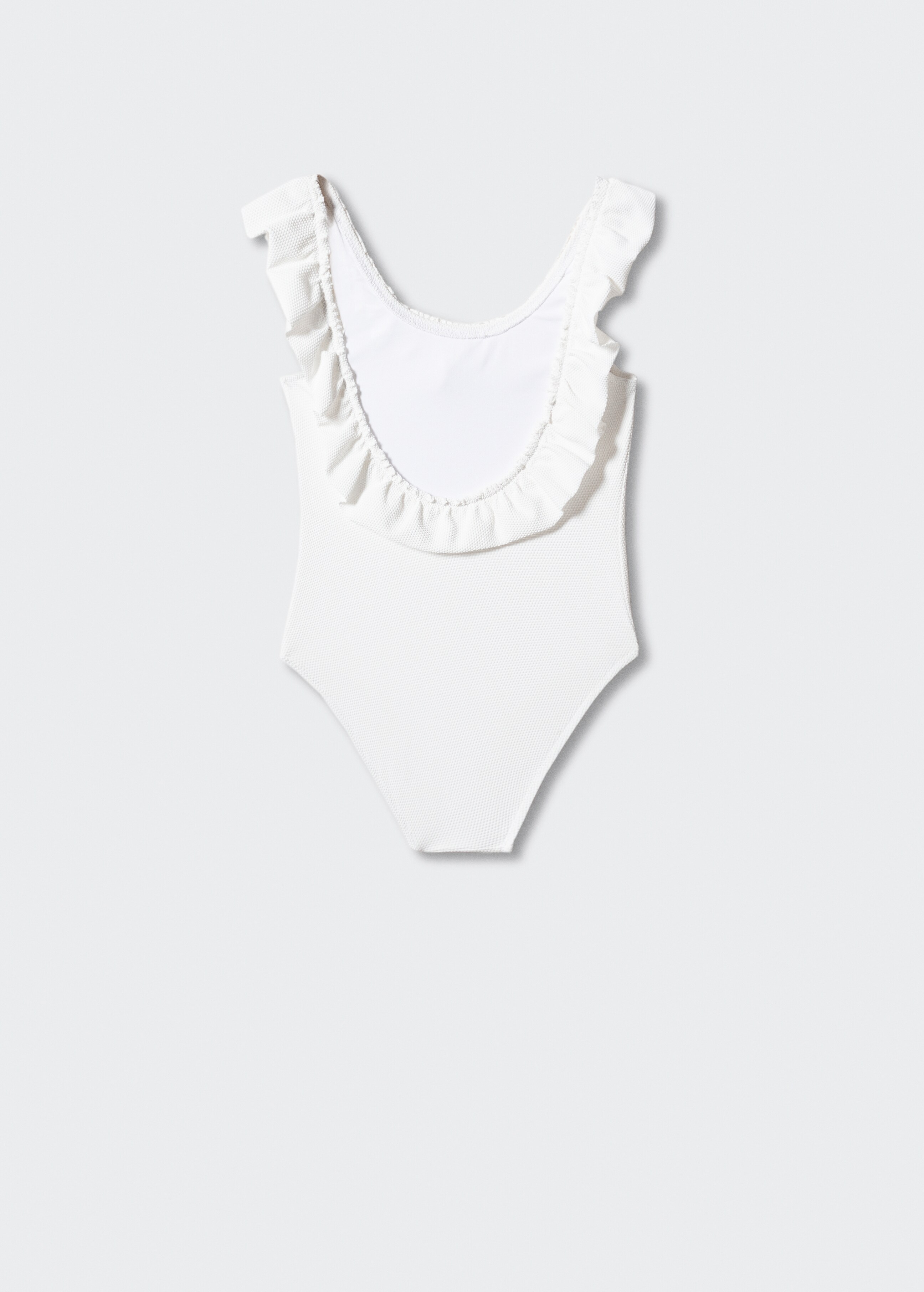 Texture ruffle swimsuit - Reverse of the article