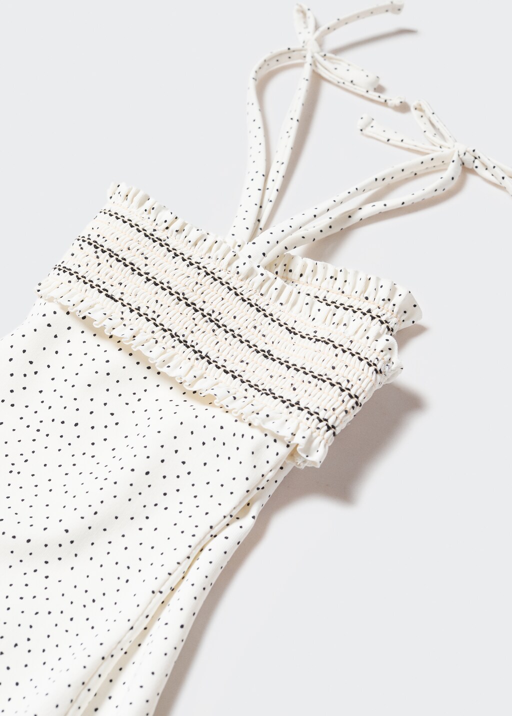 Gathered print swimsuit - Details of the article 8