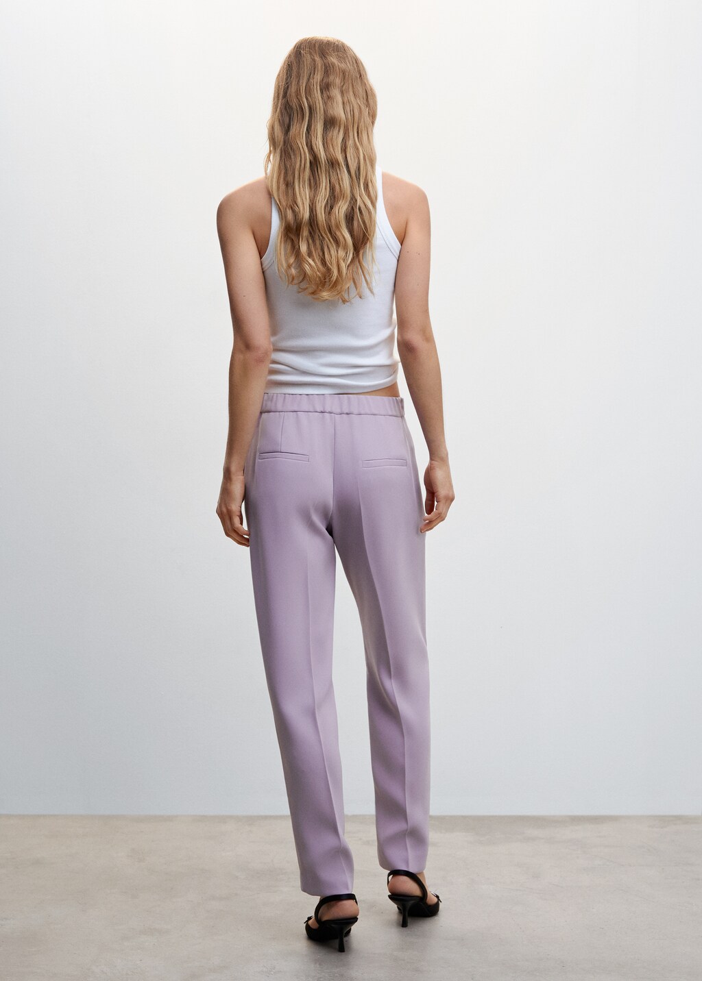 Flowy suit trousers - Reverse of the article