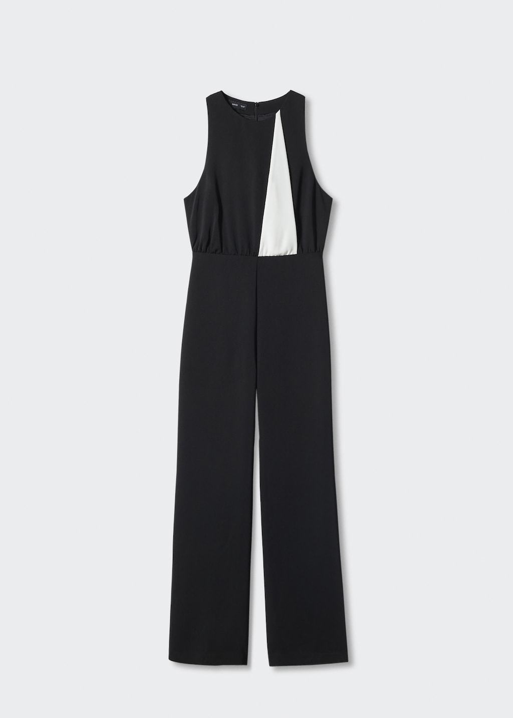 Bicolour long jumpsuit Women MANGO OUTLET United Kingdom