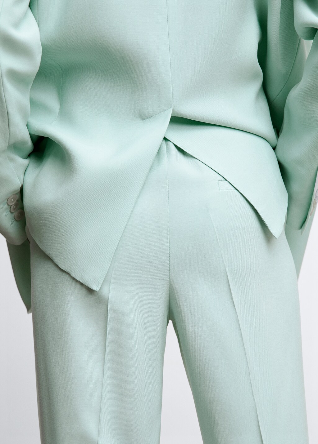 Straight suit trousers - Details of the article 6