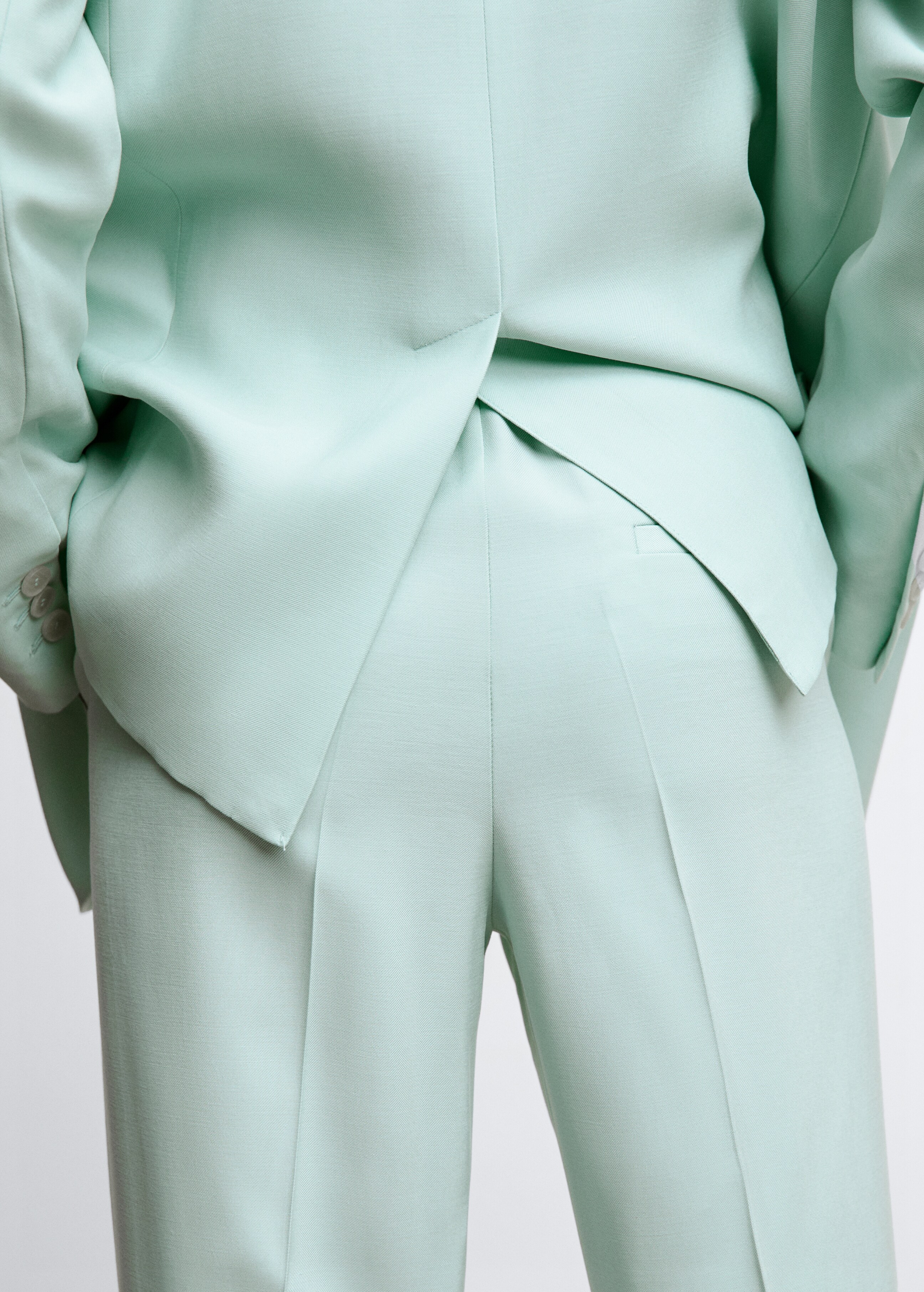 Straight suit trousers - Details of the article 6