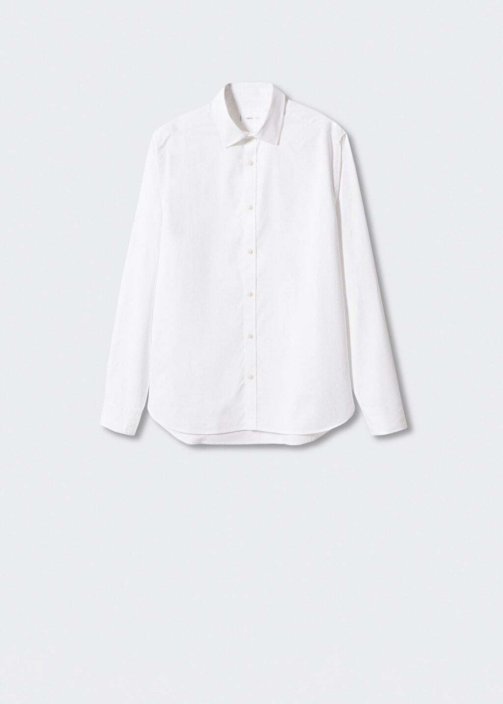 Basic slim-fit cotton shirt - Article without model