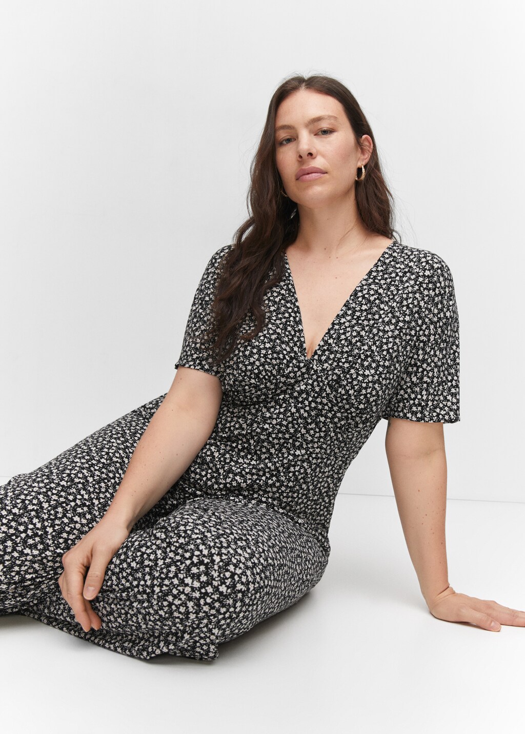 Long printed jumpsuit - Details of the article 5