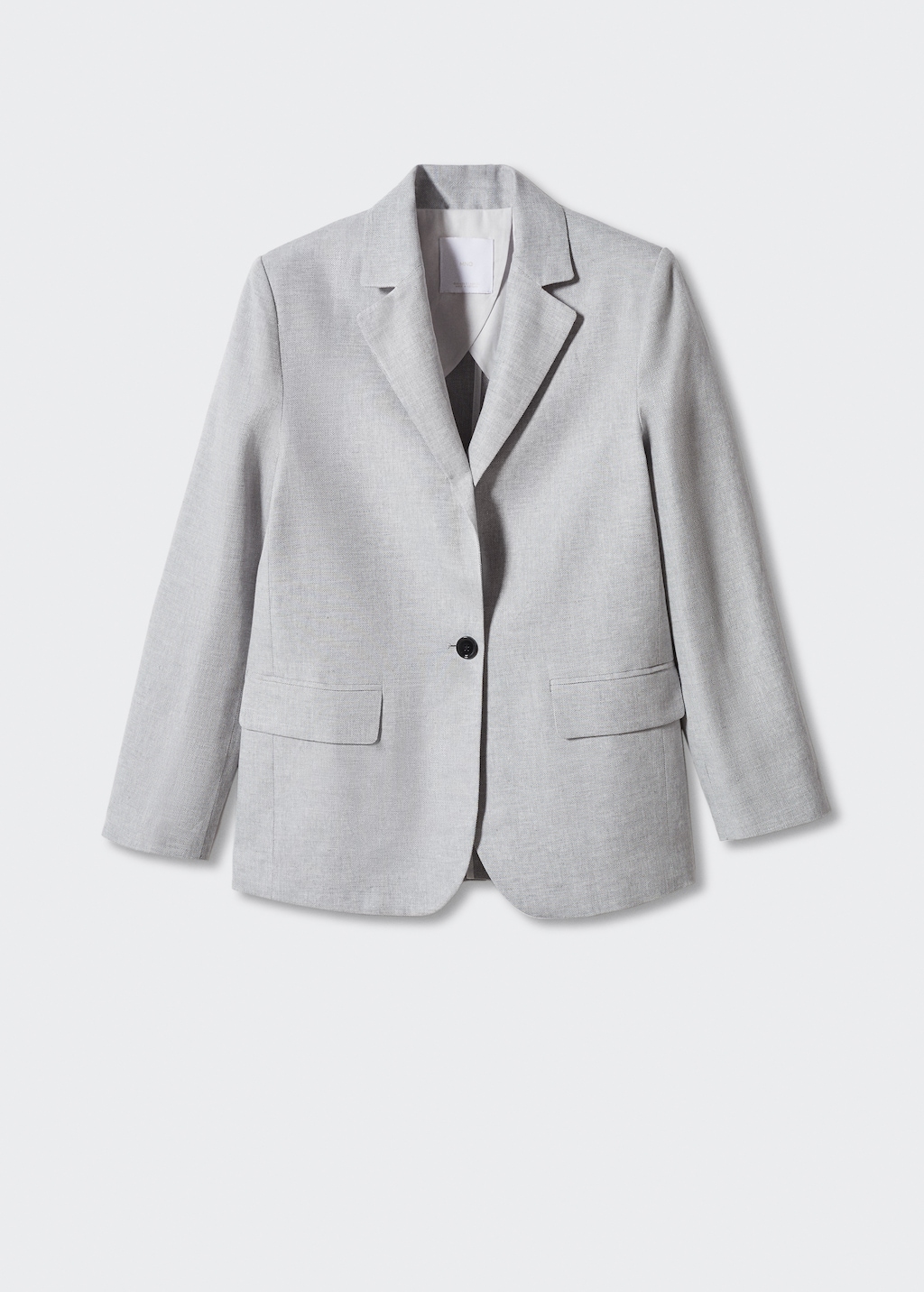 Herringbone linen suit jacket - Article without model