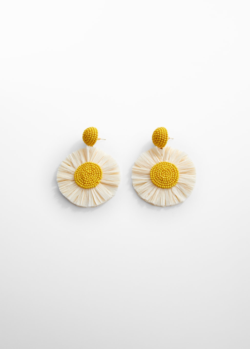 Raffia earrings - Article without model