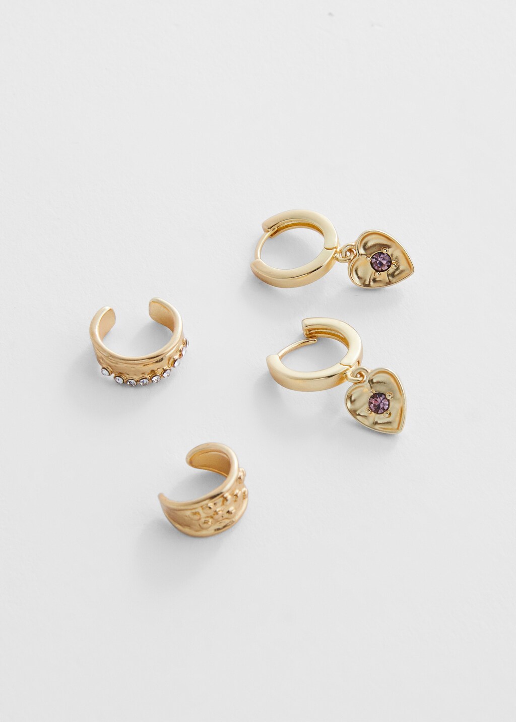 Set boucles d’oreilles combinées - Plan moyen