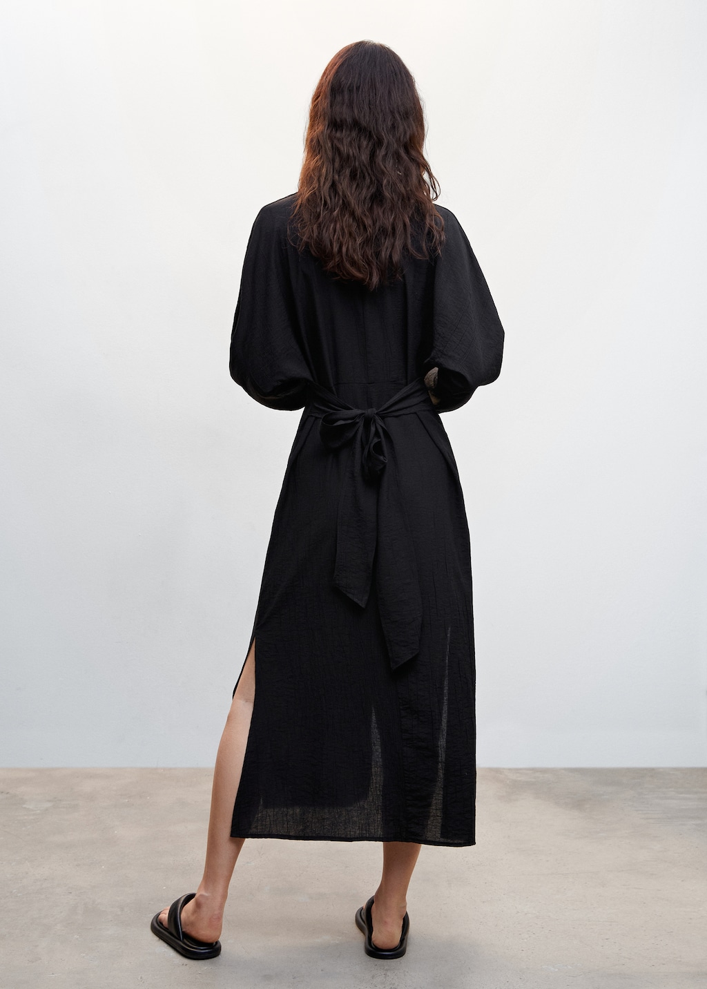 Bow shirt dress - Reverse of the article