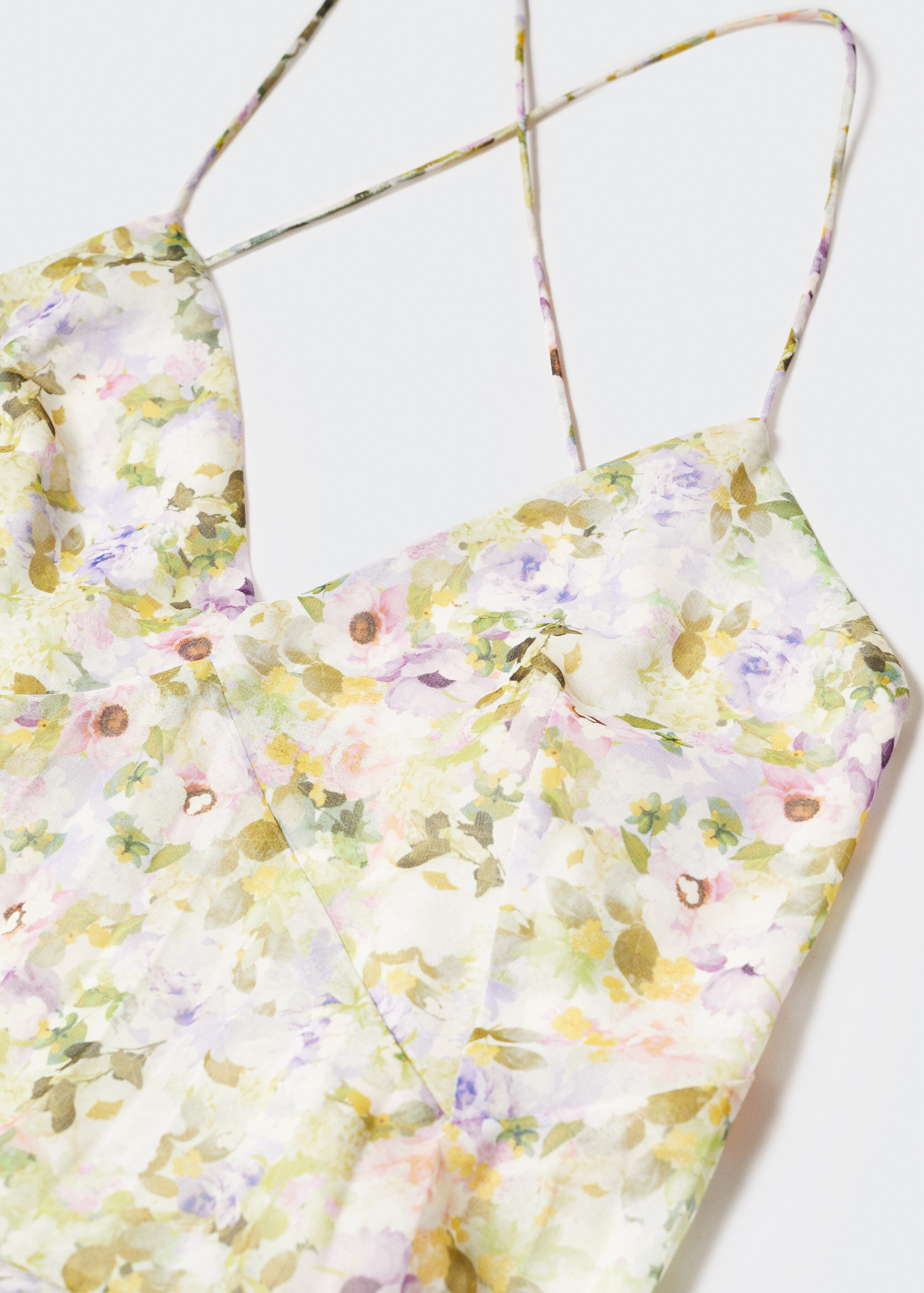 Pleated floral dress - Details of the article 8