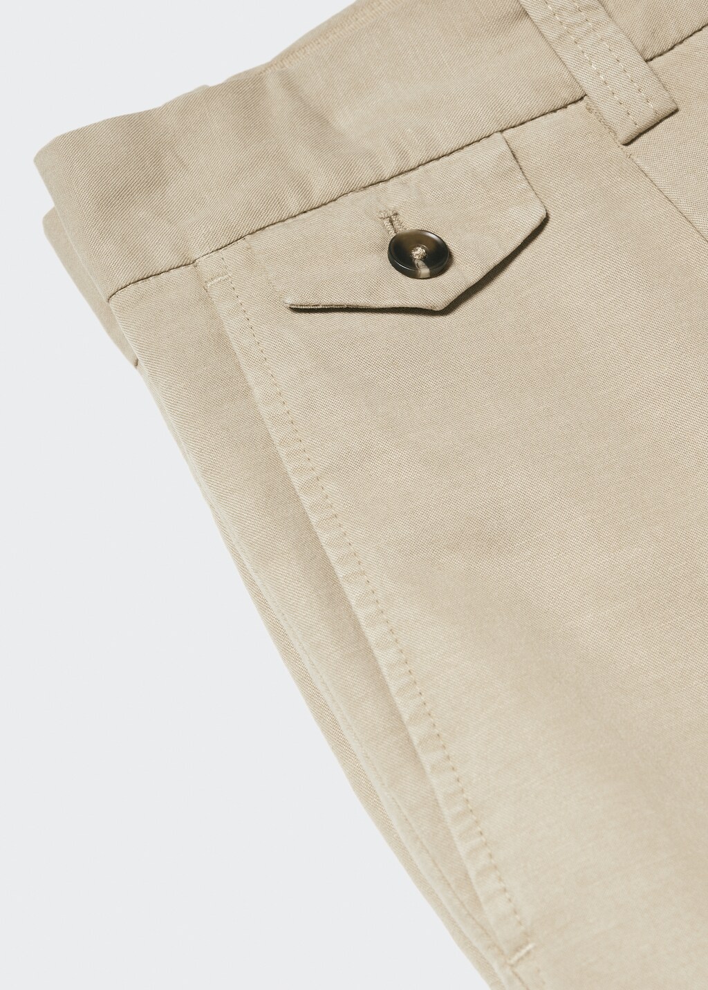 Tapered-fit pleated trousers - Details of the article 8