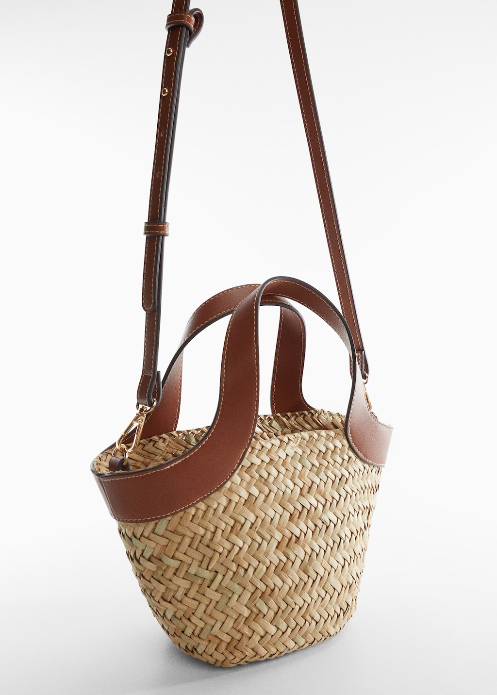 Natural fiber basket