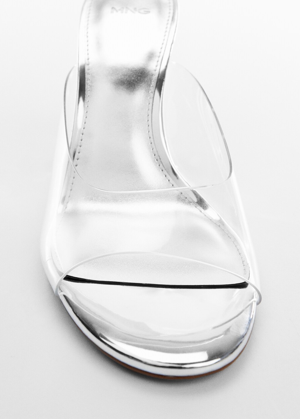 Transparent vinyl wedge sandals - Details of the article 2