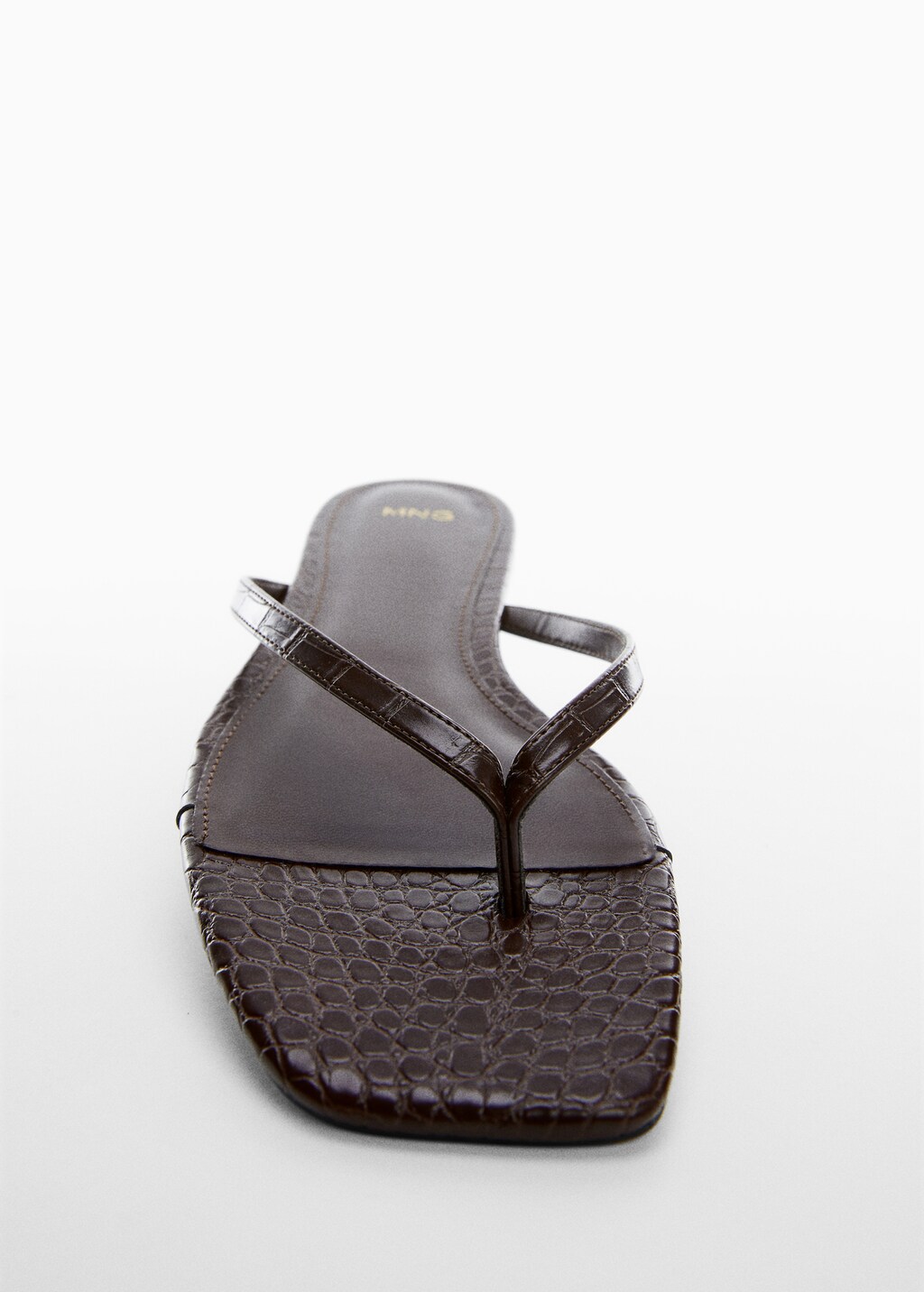 Croc-effect sandals - Details of the article 2