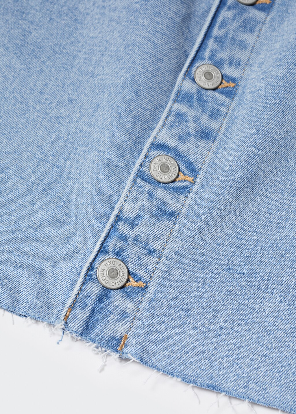 Denim mini-skirt - Details of the article 8