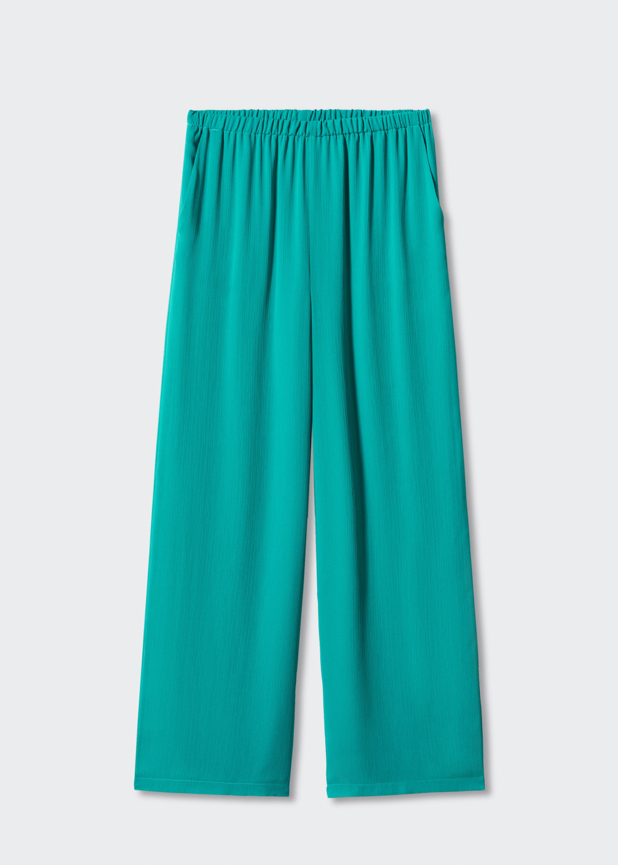 Textured palazzo trousers - Article without model