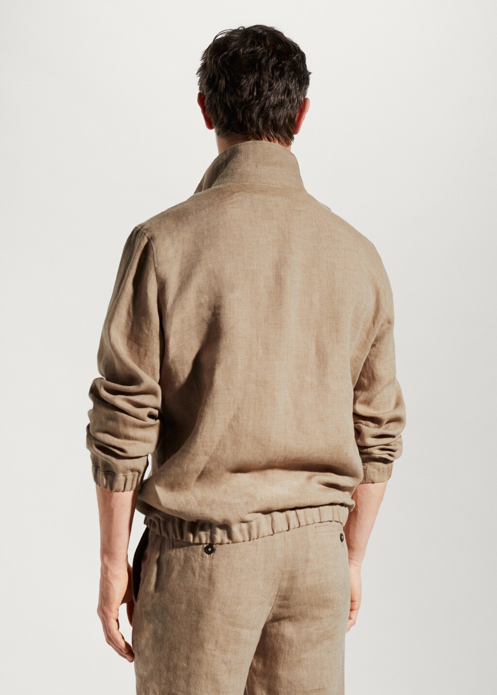 Jaqueta bomber 100% lli - Revers de l'article